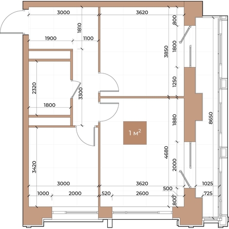 
  Продается 2-комн. квартира, 55.2 м², ЖК Небо над Енисеем, корпус 3
. Фото 3.