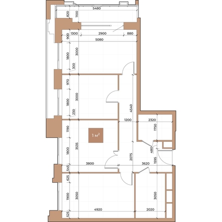 
  Продается 3-комн. квартира, 77.4 м², ЖК Небо над Енисеем, корпус 1
. Фото 3.