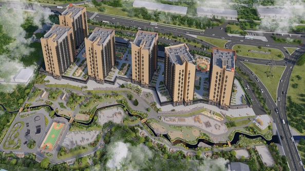 
  Продается 2-комн. квартира, 34.9 м², ЖК Калина Долина, дом 1
. Фото 13.