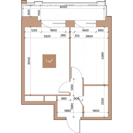 
  Продается 1-комн. квартира, 37.3 м², ЖК Небо над Енисеем
. Фото 3.