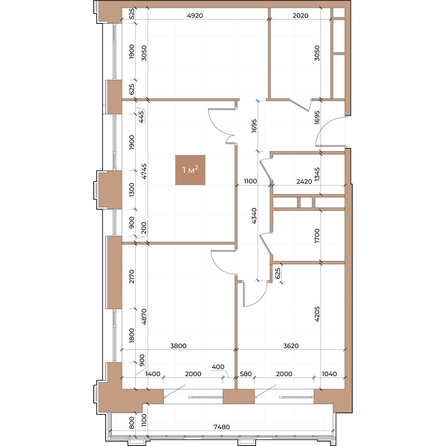 
  Продается 3-комн. квартира, 90.7 м², ЖК Небо над Енисеем
. Фото 3.