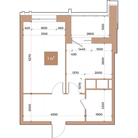 
  Продается 1-комн. квартира, 41 м², ЖК Небо над Енисеем
. Фото 3.