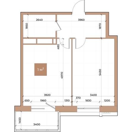 
  Продается 1-комн. квартира, 51.2 м², ЖК Небо над Енисеем
. Фото 2.