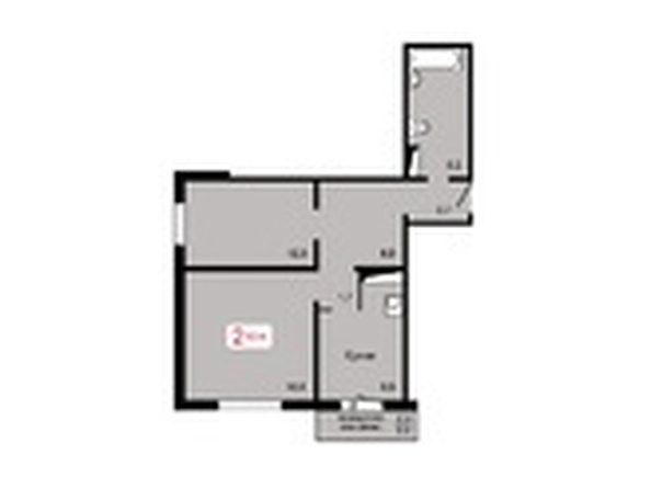 
  Продается 2-комн. квартира, 62.4 м², ЖК Мичурино, дом 2 строение 5
. Фото 1.