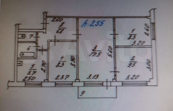 
  Продам 4-комн. квартиру, 60 м², Краснофлотская 2-я ул, д. 3
. Фото 23.