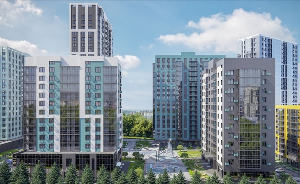 
  Продается 3-комн. квартира, 61.2 м², ЖК Univers (Универс), 2 квартал
. Фото 2.