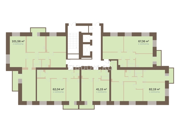 
  Продается 3-комн. квартира, 102.1 м², ЖК Южный берег, дом 23
. Фото 2.