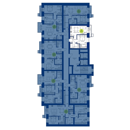 
  Продается 2-комн. квартира, 46.2 м², ЖК Вита-парк
. Фото 2.