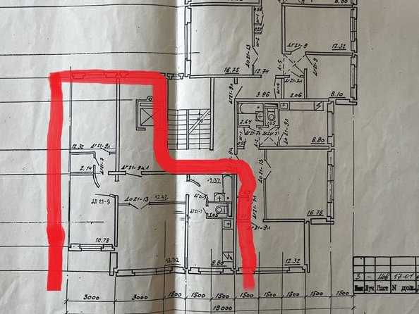 
  Продам 3-комн. квартиру, 69 м², Светлогорская ул, д. 27
. Фото 17.
