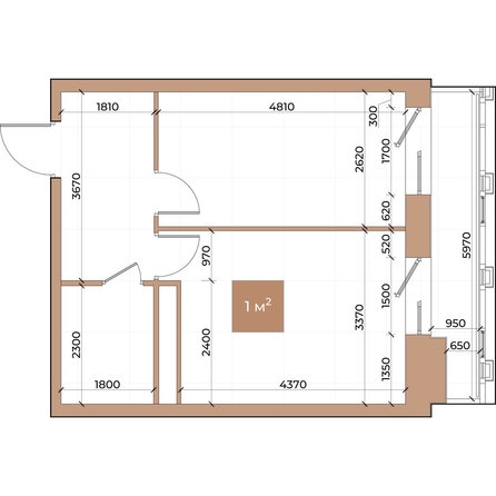 
  Продается 1-комн. квартира, 39 м², ЖК Небо над Енисеем
. Фото 3.