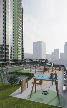 
  Продается 1-комн. квартира, 37.7 м², ЖК Зеленая высотка на Калинина
. Фото 10.