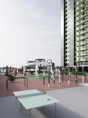 
  Продается 1-комн. квартира, 38.2 м², ЖК Зеленая высотка на Калинина
. Фото 2.