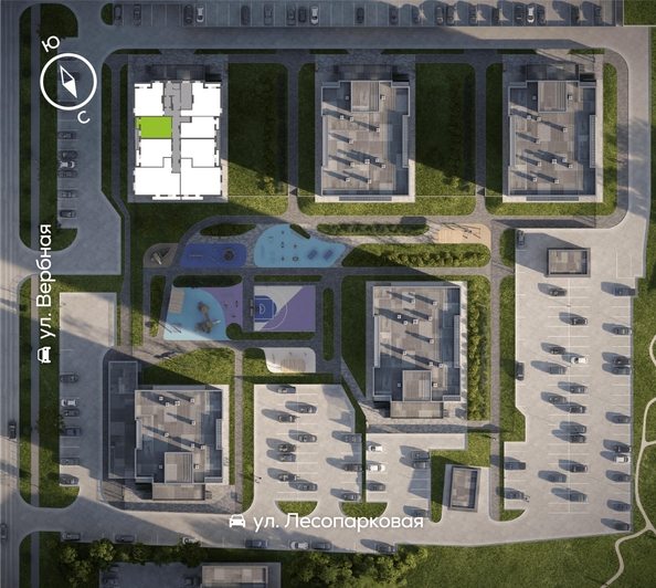 
  Продается 1-комн. квартира, 43.3 м², ЖК Белый квартал на Свободном, дом 3
. Фото 1.