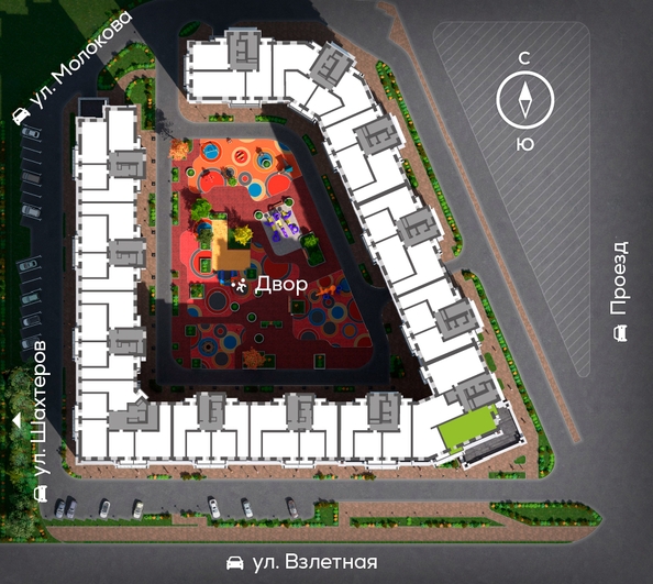 
  Продается 3-комн. квартира, 88.12 м², ЖК На Взлетной, дом 1
. Фото 1.