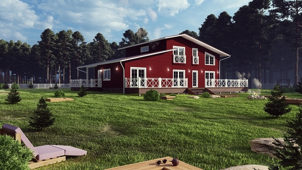 
  Продается дом, 224 м², коттеджный поселок Акварели
. Фото 1.