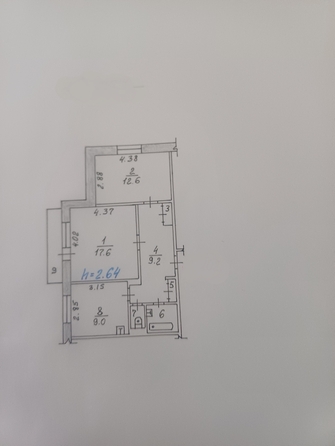 
  Продам 2-комн. квартиру, 53.5 м², Борисевича ул, д. 2
. Фото 15.