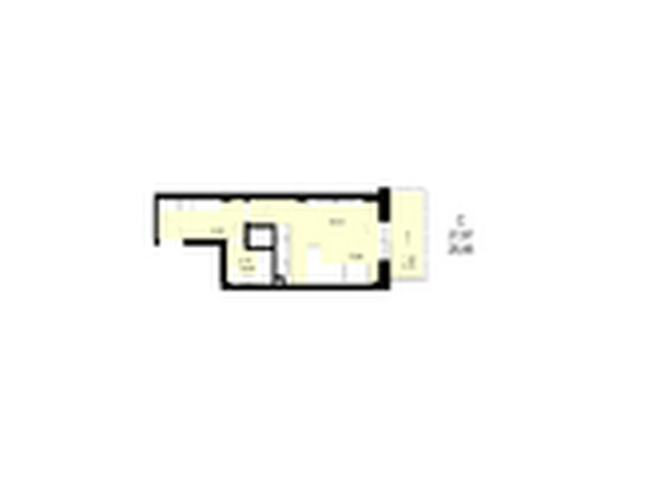 
  Продается студия 29.68 м², в ЖК ЛЕТО, дом 1. Фото 16.