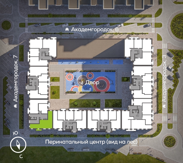 
  Продается 3-комн. квартира, 102.9 м², ЖК Академгородок, дом 5
. Фото 1.