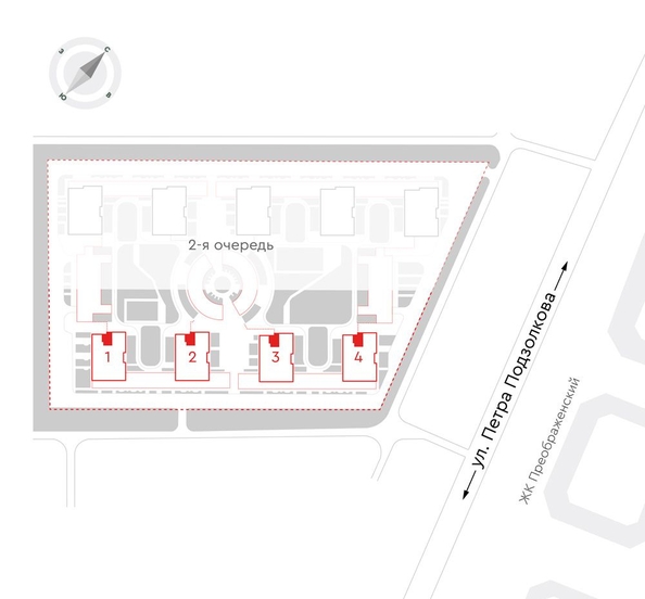 
  Продается 2-комн. квартира 56.1 м², в ЖК Чижи, 1 очередь (корпус 1,2). Фото 4.