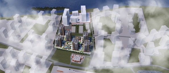 
  Продается 2-комн. квартира 79.7 м², в ЖК Портовый. Речной квартал, к 1. Фото 1.