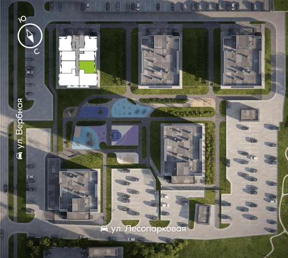 
  Продается 2-комн. квартира 54.6 м², в ЖК Белый квартал на Свободном, дом 3. Фото 2.
