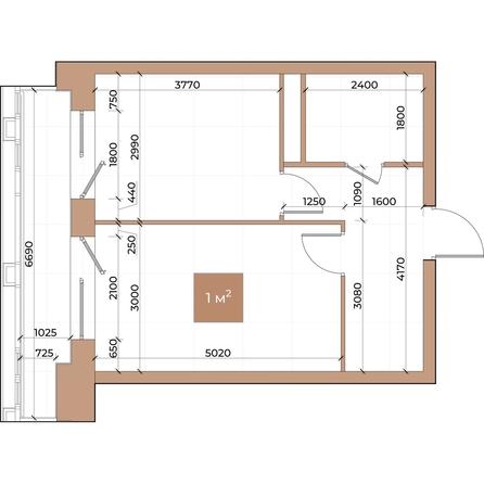 
  Продается 1-комн. квартира 39.5 м², в ЖК Небо над Енисеем. Фото 3.