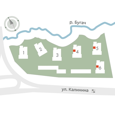 
  Продается 2-комн. квартира 35.9 м², в ЖК Калина Долина, дом 4. Фото 2.