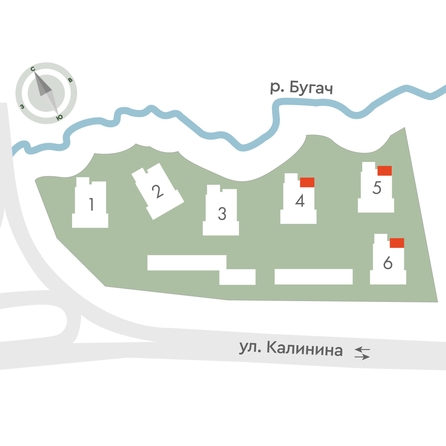 
  Продается 4-комн. квартира 71.7 м², в ЖК Калина Долина, дом 5. Фото 2.