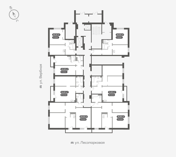 
  Продается 3-комн. квартира 83.2 м². Фото 5.