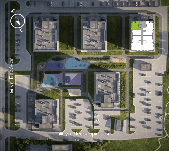 
  Продается 2-комн. квартира 53.9 м², в ЖК Белый квартал на Свободном, дом 3. Фото 1.