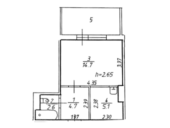 
  Продам студия 30.84 м². Фото 15.