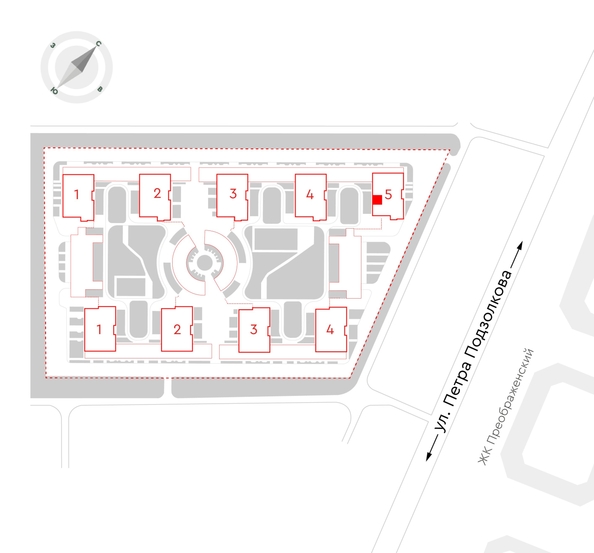 
  Продается 2-комн. квартира 42 м², в ЖК Чижи, 2 очередь (корпус 5). Фото 2.