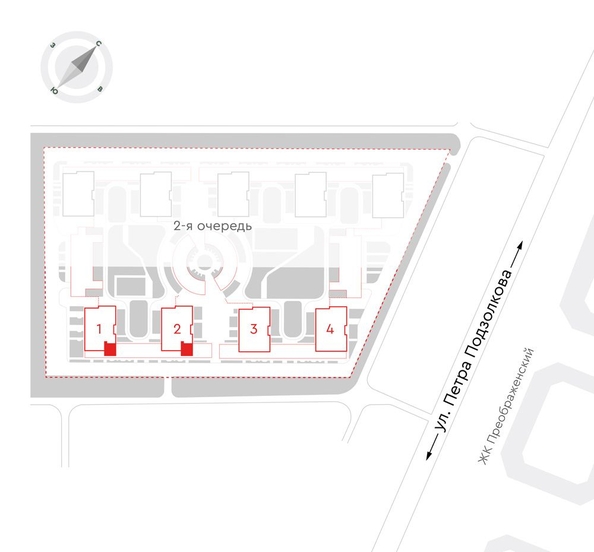 
  Продается 3-комн. квартира 65.6 м², в ЖК Чижи, 1 очередь (корпус 1,2). Фото 2.