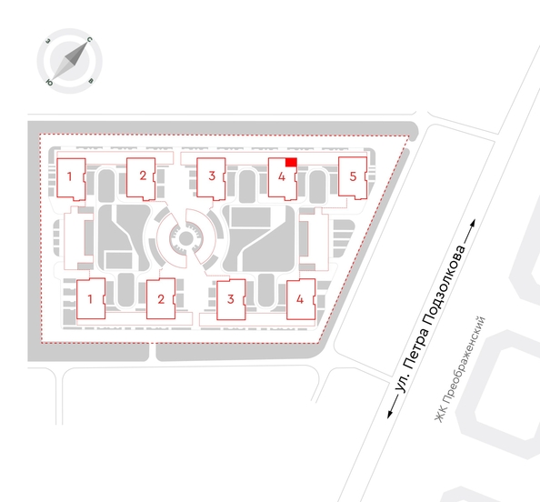 
  Продается 3-комн. квартира 53.5 м², в ЖК Чижи, 2 очередь (корпус 4). Фото 2.