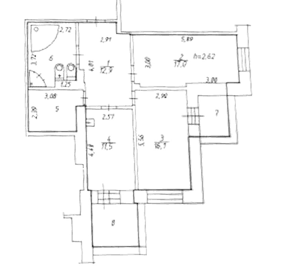 
  Продается 2-комн. квартира 73.9 м². Фото 38.