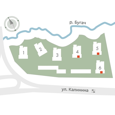 
  Продается 2-комн. квартира 35.3 м², в ЖК Калина Долина, дом 4. Фото 2.