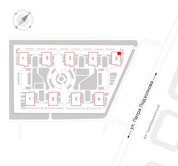 
  Продается 3-комн. квартира 53.8 м², в ЖК Чижи, 2 очередь (корпус 5). Фото 2.