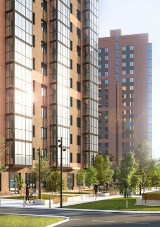 
  Продается 1-комн. квартира 29.77 м², в ЖК Биография, дом 2, корп 2. Фото 17.