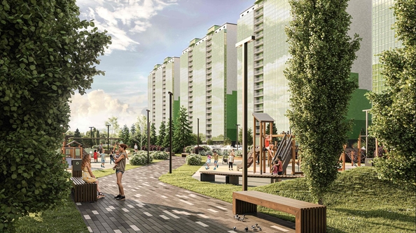 
  Продается студия 43.08 м², в ЖК Аллея Парк, 1 этап. Фото 7.