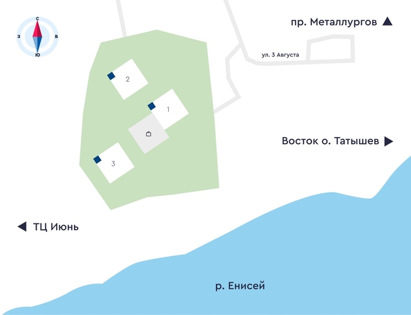 
  Продается 1-комн. квартира 46.06 м², в ЖК АЙВАЗОВСКИЙ-ЕНИСЕЙ, 2. Фото 2.