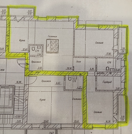 
  Продается 3-комн. квартира 104.5 м², в ЖК Преображенский, дом 8. Фото 1.