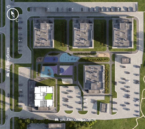 
  Продается 2-комн. квартира 49.7 м², в ЖК Белый квартал на Свободном, дом 4. Фото 1.