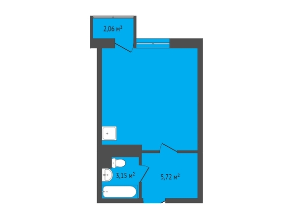 
  Продается студия 30 м², в ЖК Преображенский, дом 11. Фото 2.
