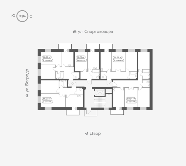 
  Продается 2-комн. квартира 63.7 м², в ЖК Кецховели, дом 1. Фото 5.