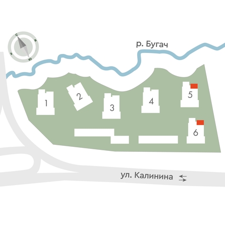 
  Продается 4-комн. квартира 69.3 м², в ЖК Калина Долина, дом 6. Фото 2.