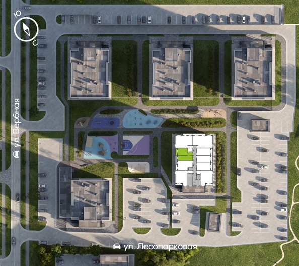 
  Продается 2-комн. квартира 54.5 м², в ЖК Белый квартал на Свободном, дом 4. Фото 1.