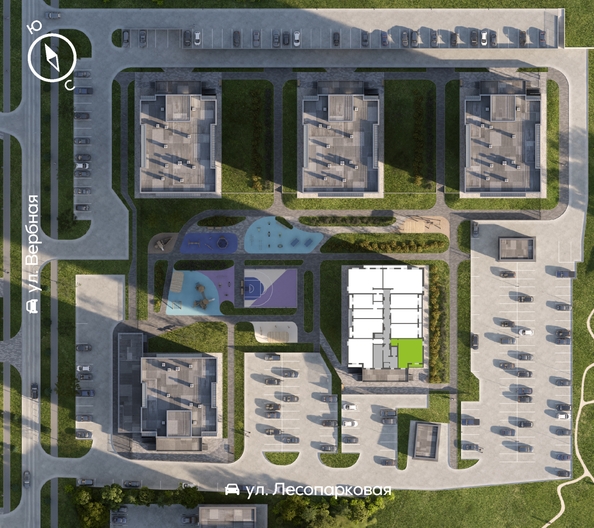 
  Продается 2-комн. квартира 58.9 м², в ЖК Белый квартал на Свободном, дом 4. Фото 1.