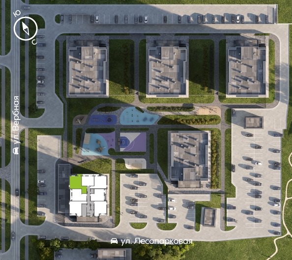 
  Продается 2-комн. квартира 58.3 м², в ЖК Белый квартал на Свободном, дом 4. Фото 1.
