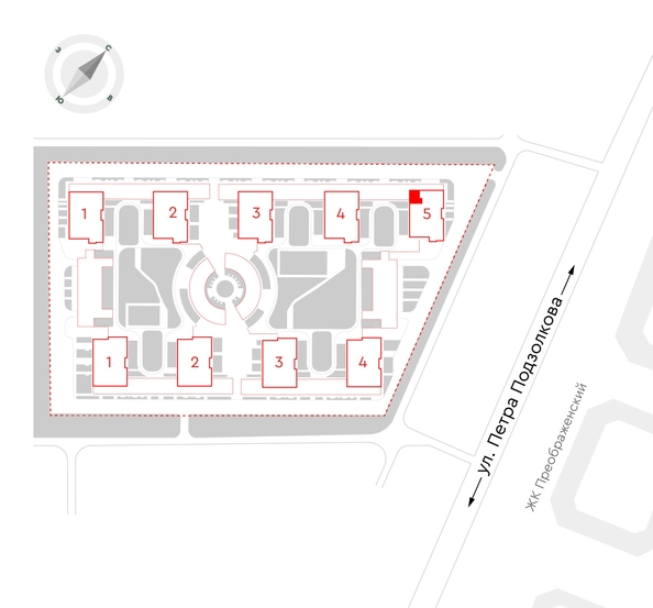 
  Продается 3-комн. квартира 57.5 м², в ЖК Чижи, 2 очередь (корпус 5). Фото 2.
