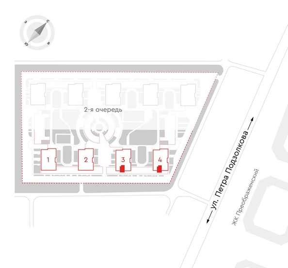 
  Продается 2-комн. квартира 58.9 м², в ЖК Чижи, 1 очередь (корпус 3,4). Фото 2.